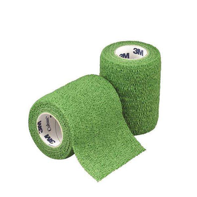 Bandage Coban Wrap Elastic 3"x5yd Latex Non-Sterile Green 24/CA - Surgical Supplies NY